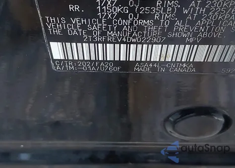 2013 Toyota Rav4 Xle from USA, damaged, VIN 2T3RFREV4DW022907